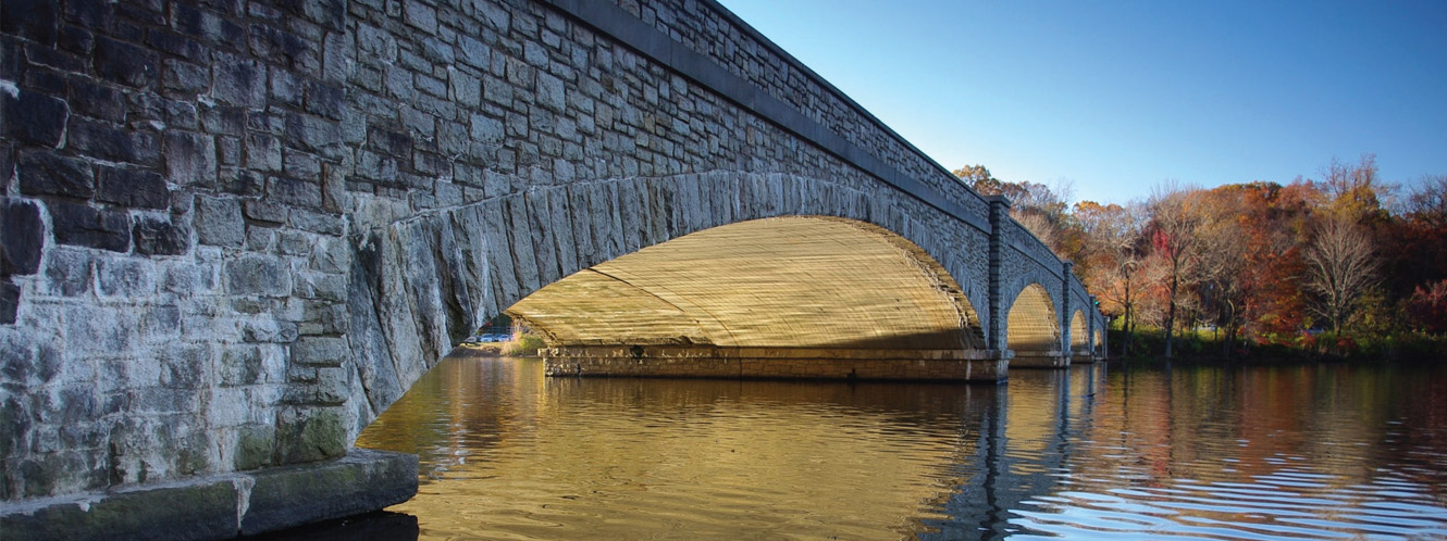 Bridge on lake